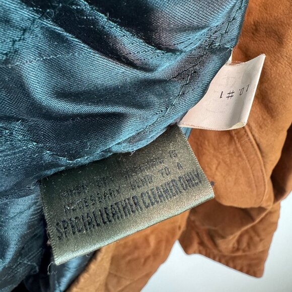 VTG Global Identity G-III Leather Jacket Medium Brown Chore Barn Coat Hunting - Picture 16 of 16